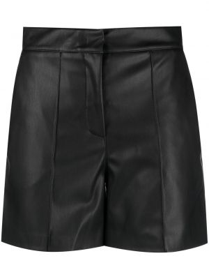 Imitert skinn skinn shorts Blanca Vita svart