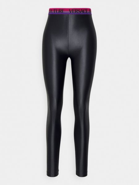 Legginsy Versace Jeans Couture czarne
