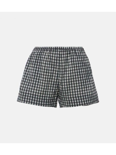 Kontrolleret shorts Ganni sort