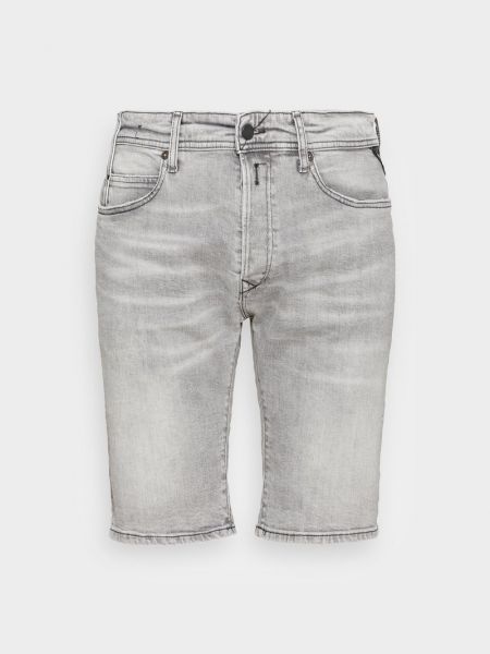 Szorty jeansowe Replay szare