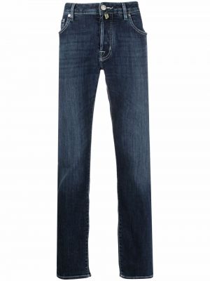 Slim fit skinny fit-jeans Jacob Cohën blå