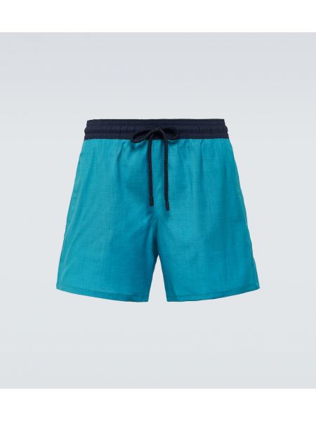 Μάλλινα παντελόνι κολύμβησης Vilebrequin μπλε