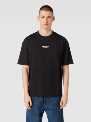 Koszulka z nadrukiem oversize Pegador czarna