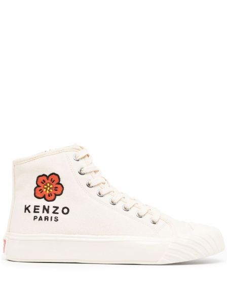 Hímzett sneakers Kenzo fehér