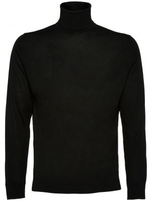 Džemperis ar augstu apkakli Prada melns