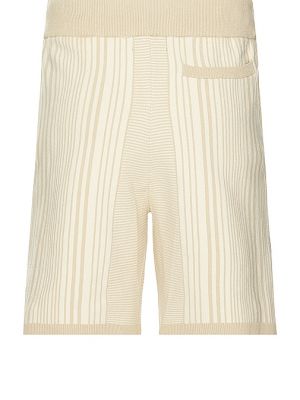 Pantalones cortos de punto Wao beige