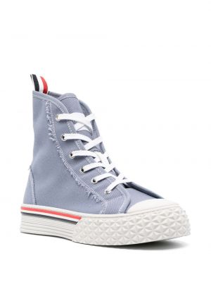 Sneakersy w paski Thom Browne niebieskie