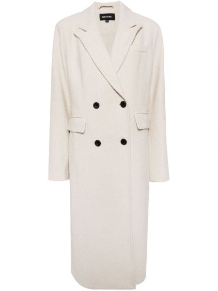 Long manteau Meotine blanc
