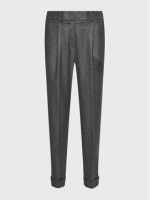 Kalhoty Cappellini šedé