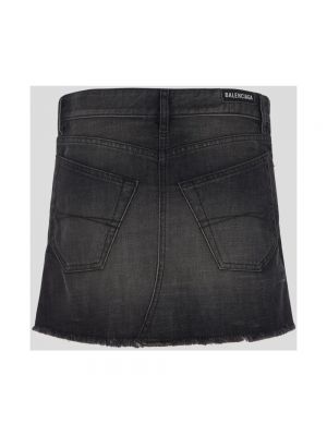 Spódnica jeansowa Balenciaga czarna