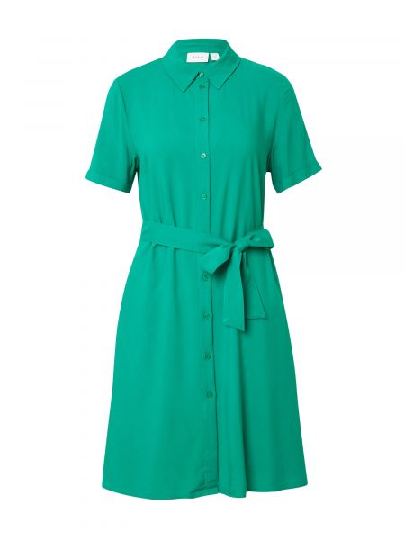 Košeľové šaty Vila zelená