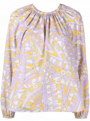 Trykt bluse Pucci