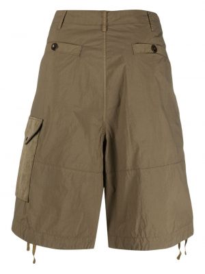 Cargo shorts aus baumwoll Ten C grün