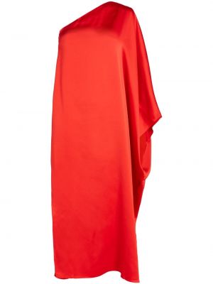 Satenska koktejl obleka Karl Lagerfeld rdeča