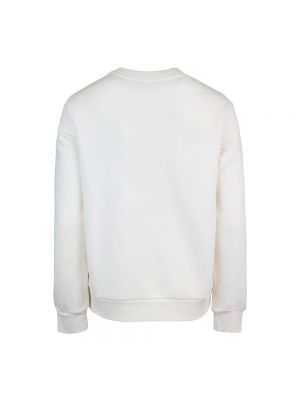 Sudadera con bordado de algodón de tela jersey A.p.c. blanco