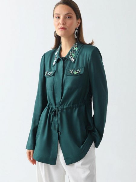 Блузка Lia Berti зеленая