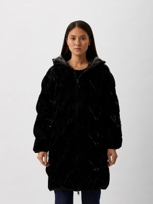 Утепленная куртка Love Moschino черная