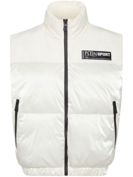 Sport quiltet vest Plein Sport hvid