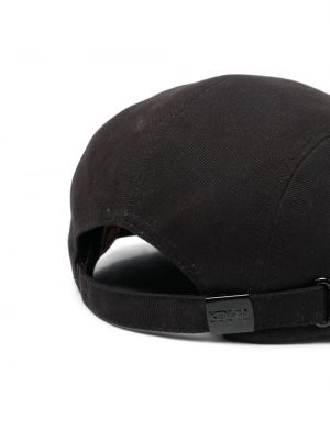 Haftowana czapka z daszkiem Kenzo czarna