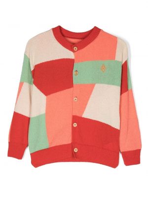 Cardigan con stampa The Animals Observatory rosso