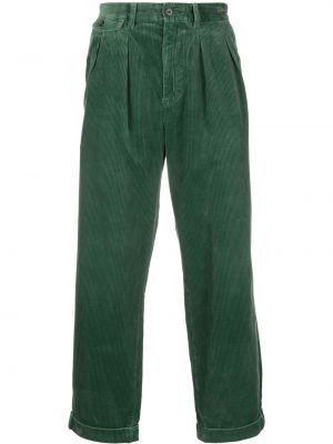 Plisované rovné kalhoty Polo Ralph Lauren zelené
