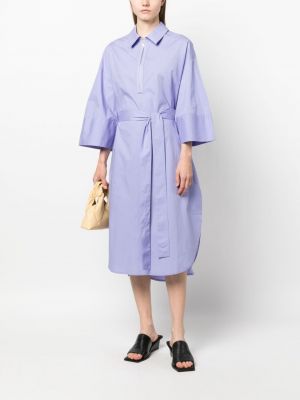 Oversized šaty na zip Essentiel Antwerp fialové
