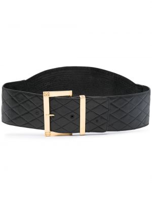 Cinturón acolchado con estampado de rombos Chanel Pre-owned