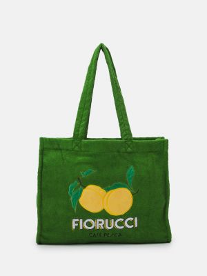Сумка шоппер Fiorucci зеленая