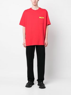 T-krekls ar apdruku ar apaļu kakla izgriezumu Ferrari