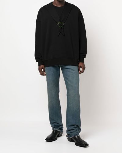 Sweatshirt mit print Jean Paul Gaultier schwarz