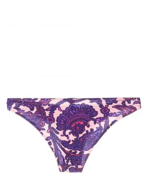 Bikini mit print mit paisleymuster Zimmermann lila