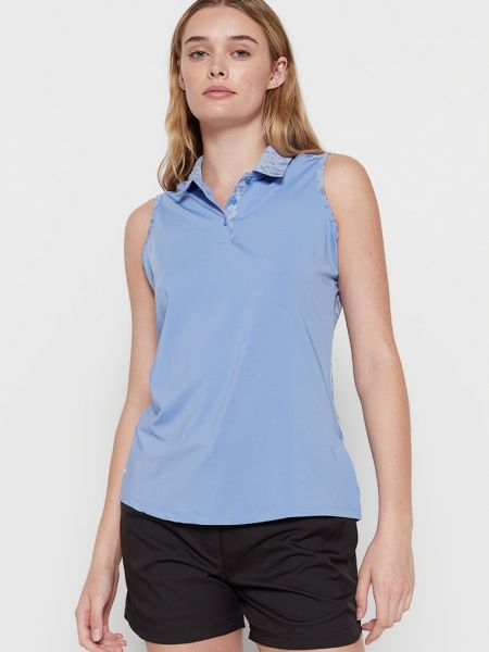Niebieska koszulka sportowa Adidas Golf