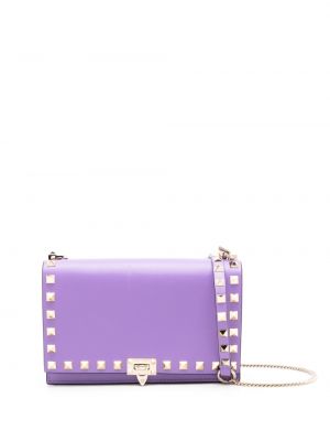 Crossbody väska Valentino Garavani lila