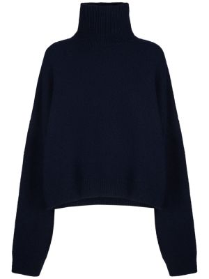 Suéter de lana de cachemir de punto The Row azul