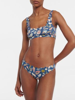Bikini cu imagine Marysia albastru