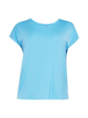 Tričko Vero Moda Curve modrá
