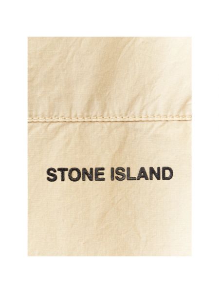 Camisa manga corta Stone Island beige