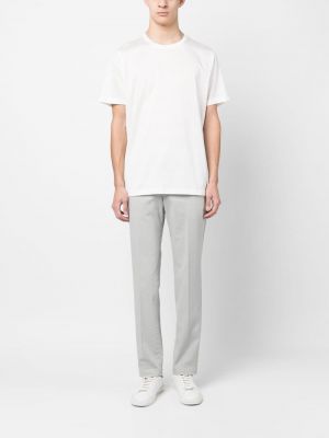 Bavlněné tričko Corneliani bílé