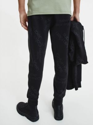 Pantaloni sport Calvin Klein Jeans negru