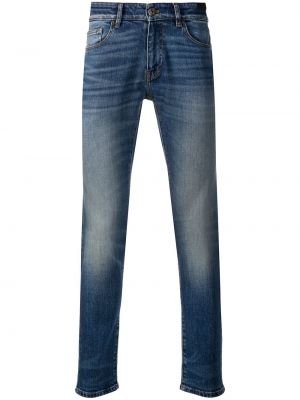 Niebieskie jeansy skinny Pt05