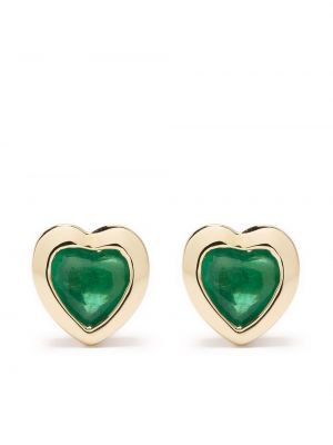 Σκουλαρίκια με μοτίβο καρδιά Ef Collection