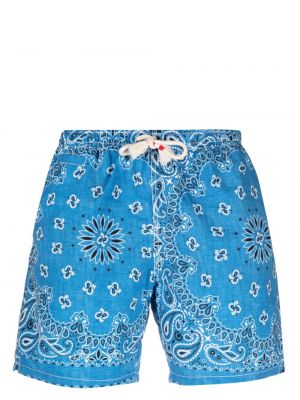 Shorts mit print Mc2 Saint Barth blau