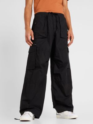 Pantaloni cu buzunare Weekday negru