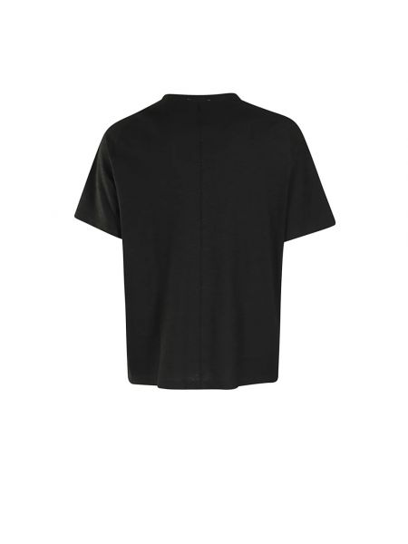 Camiseta de tela jersey Paolo Pecora negro