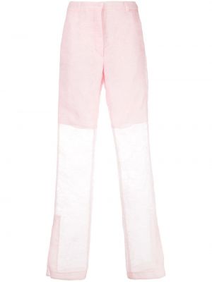 Pantalones de cintura alta bootcut Cecilie Bahnsen rosa