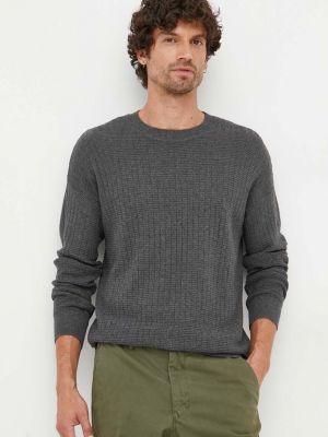 Шерстяной свитер Sisley серый