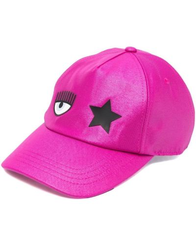 Brodert cap Chiara Ferragni rosa