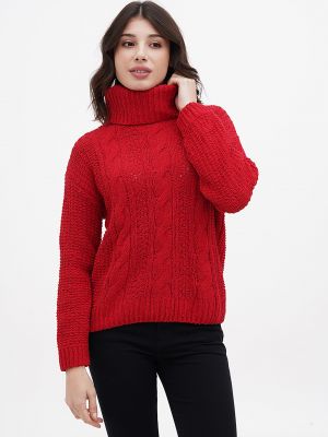 Красный свитер Terranova