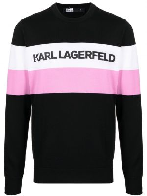 Pullover mit print mit rundem ausschnitt Karl Lagerfeld