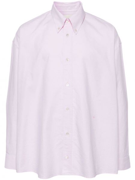 Памучна риза Studio Nicholson розово